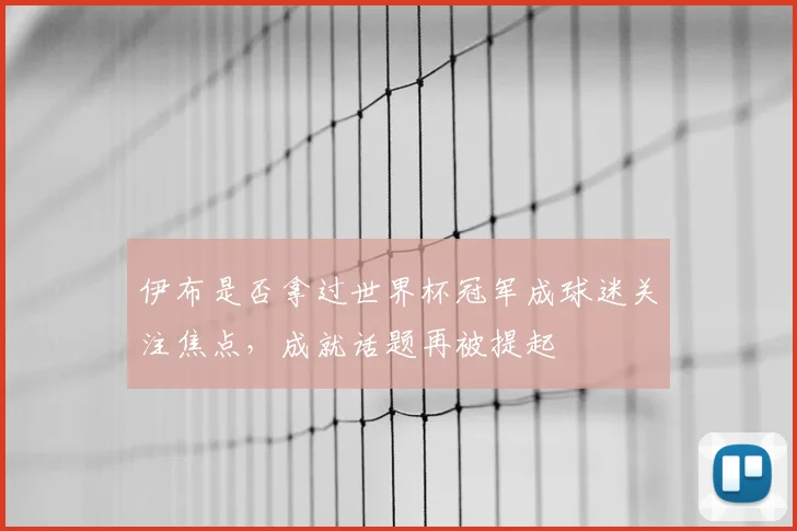 伊布是否拿过世界杯冠军成球迷关注焦点，成就话题再被提起